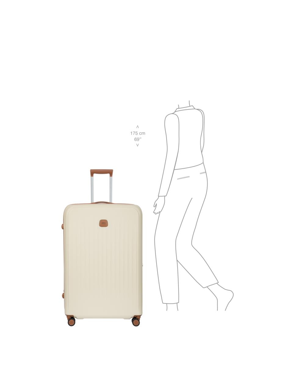 Trolley XL Rígido Ultraligeiro com Secção Expansível - 128 L Natural-7