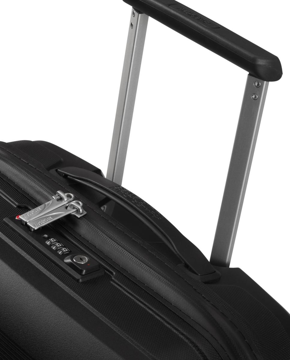 Mala de cabine  Airconic rígida com capacidade de 33,5 L Preto-5