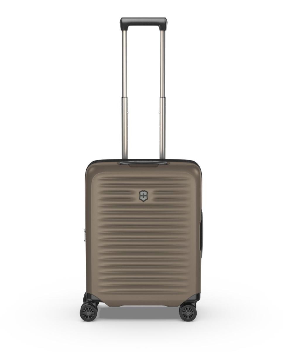 Trolley de Cabine Rígido de Policarbonato com Secção Expansível Castanho-5