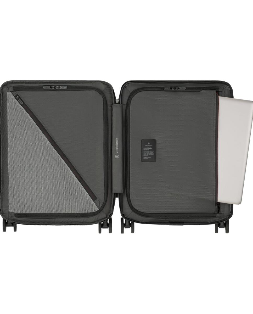 Trolley de Cabine Rígido de Policarbonato com Secção Expansível Castanho-6