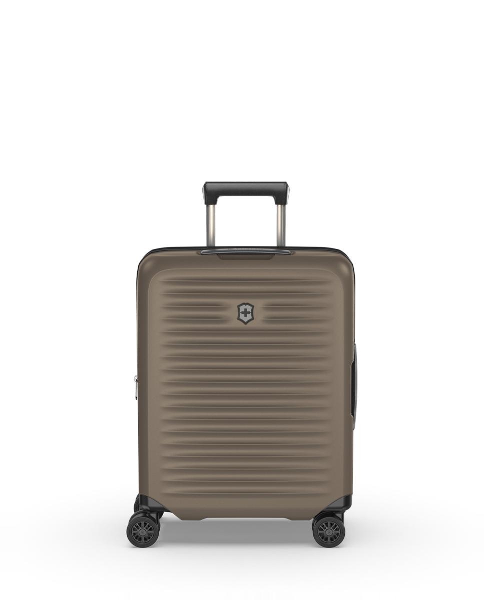 Trolley de Cabine Rígido de Policarbonato com Secção Expansível Castanho-10