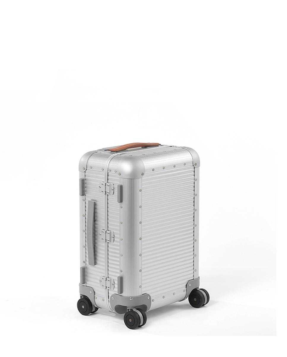 Imagen 4 de Maleta de cabina spinner 53 cm aluminio - FPM - Plata Plata