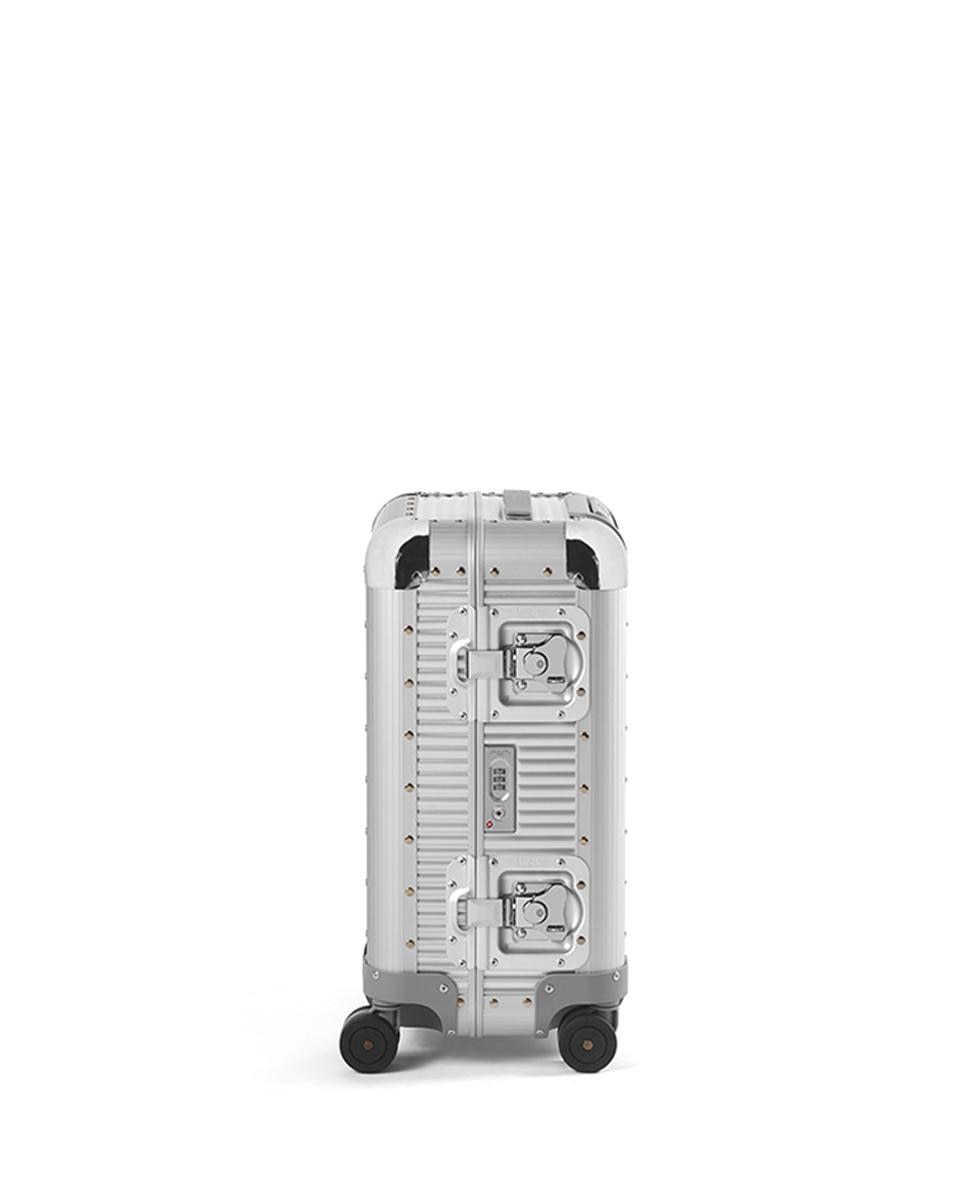 Imagen 4 de Maleta de cabina spinner 53 cm aluminio - FPM - Plata Plata