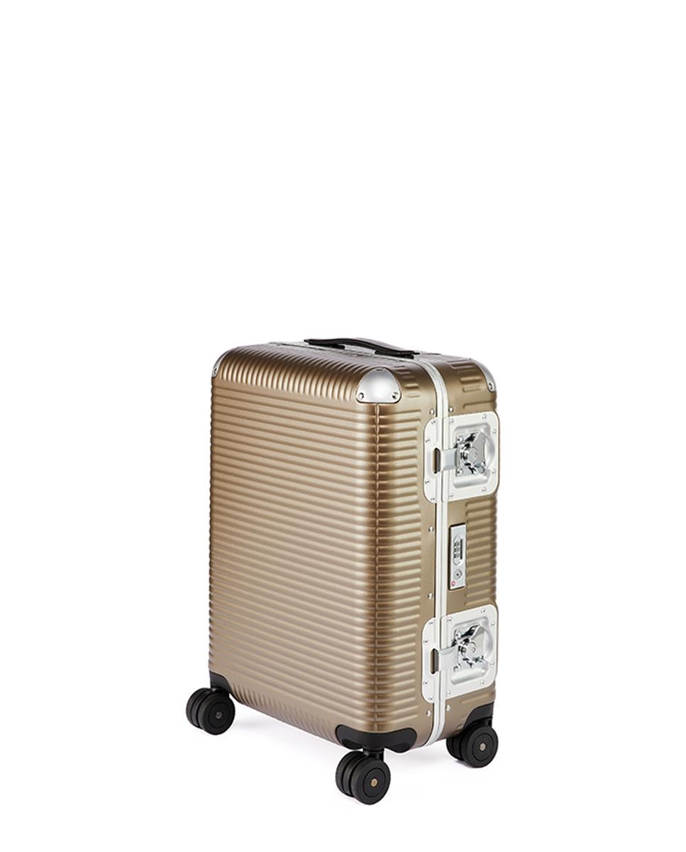 Imagen 0 de Maleta de cabina spinner 55 cm policarbonato  Marrón claro