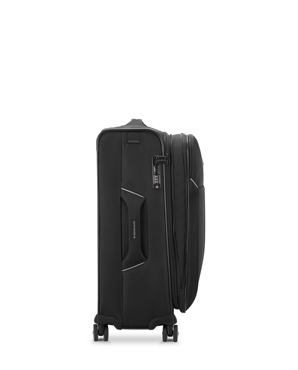 Trolley Médio Ironik 2.0 Flexível Expansível com Capacidade até 71 L Preto-5