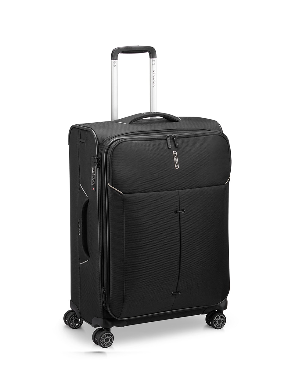 Trolley Médio Ironik 2.0 Flexível Expansível com Capacidade até 71 L Preto-9