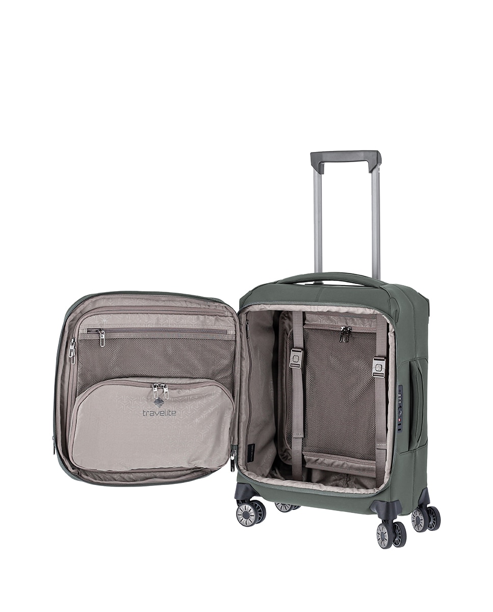 Trolley de Cabine em Nylon com Fibra de Vidro Verde-5