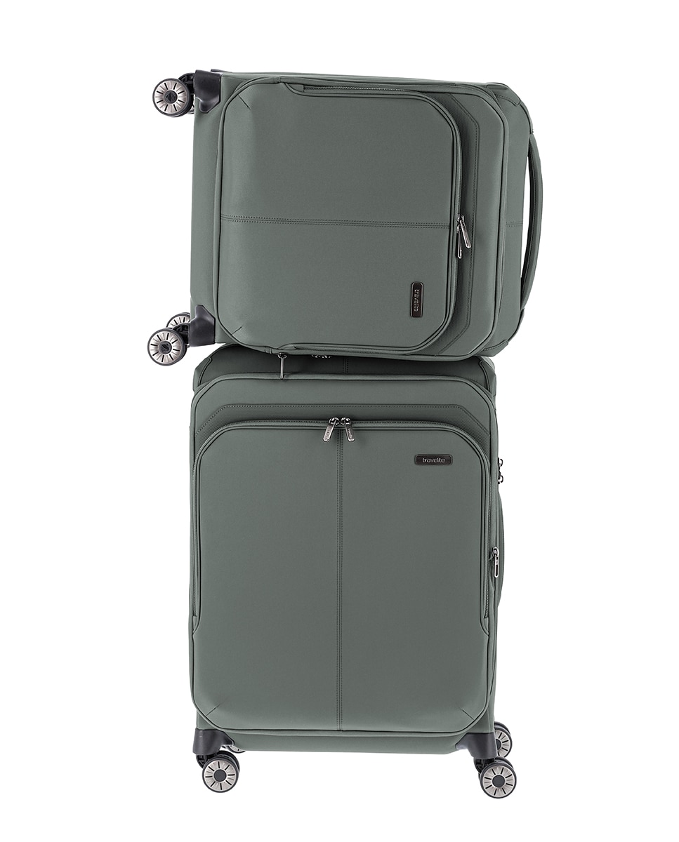 Trolley de Cabine em Nylon com Fibra de Vidro Verde-8