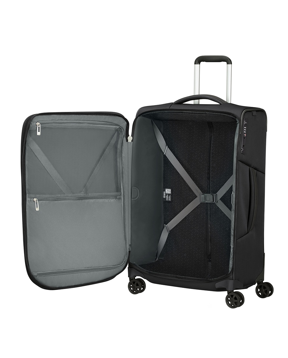 Imagen 3 de Maleta mediana expandible Respark blanda con capacidad hasta 92 L. - Samsonite - Negro Negro