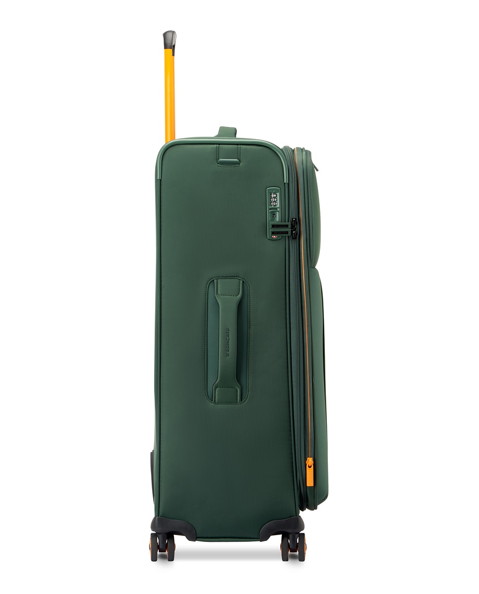 Trolley Grande em Nylon/Poliéster Verde-4
