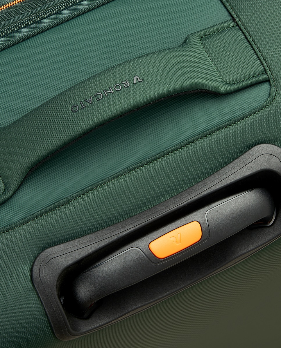 Trolley Grande em Nylon/Poliéster Verde-7