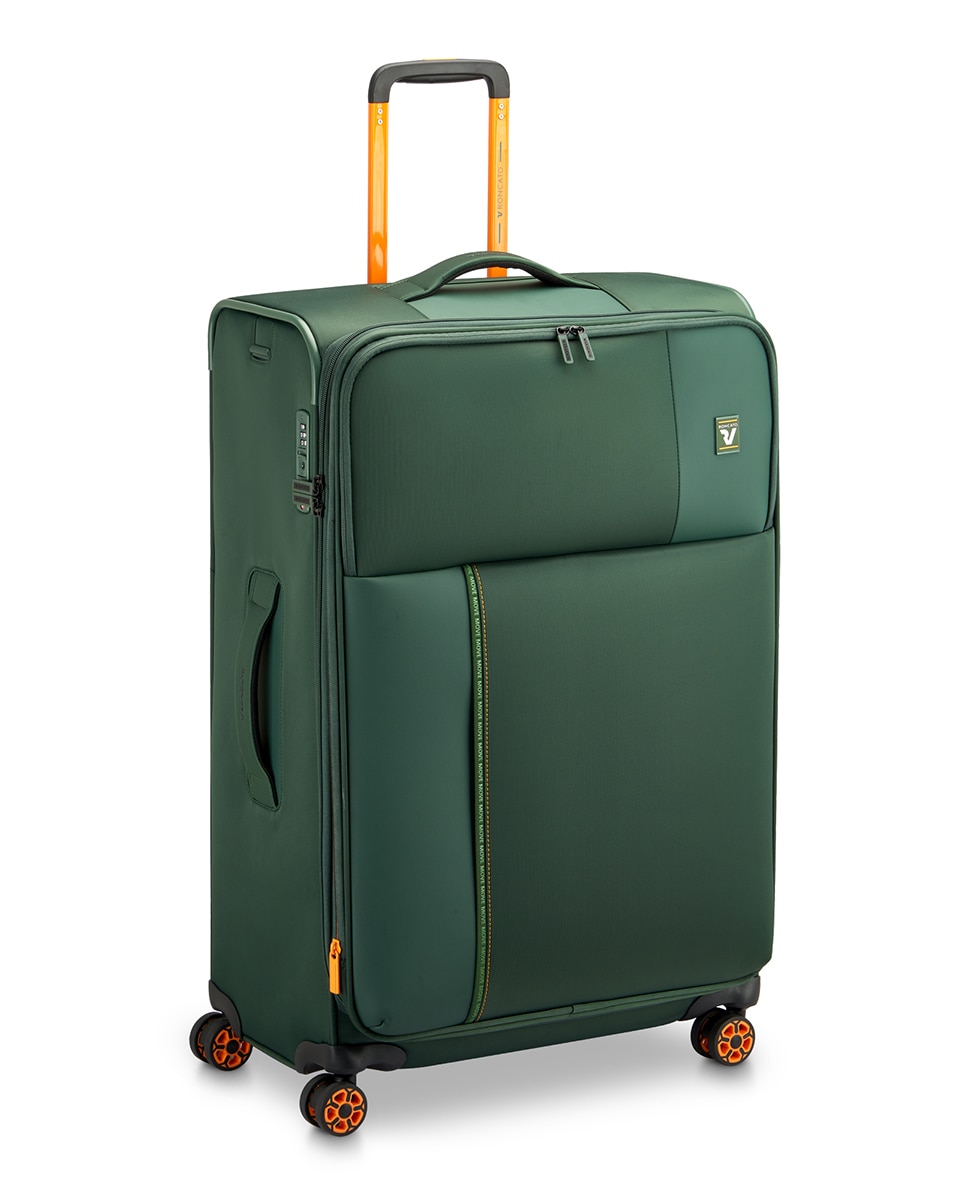 Trolley Grande em Nylon/Poliéster Verde-9