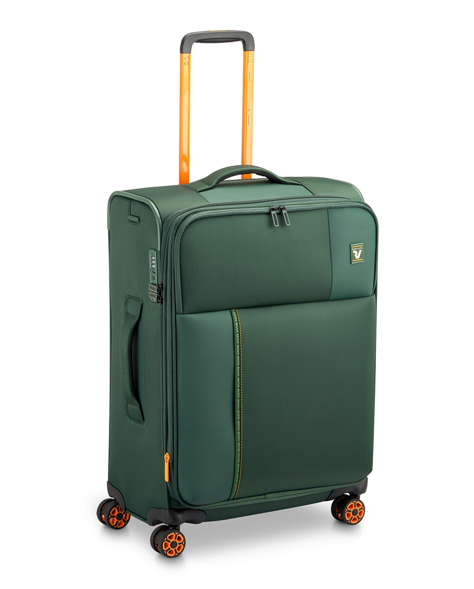 Trolley Médio em Nylon e Poliéster Verde-6