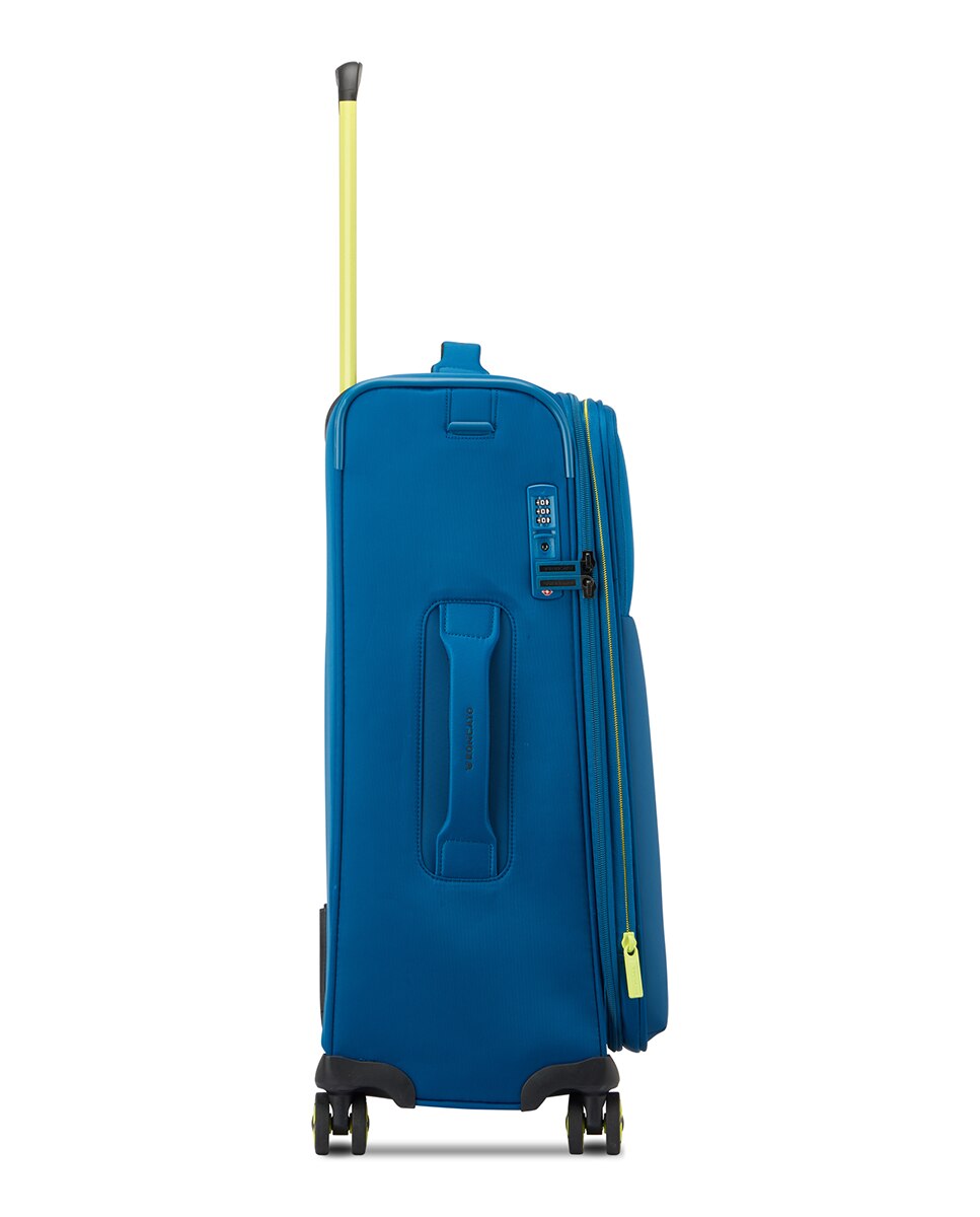 Trolley Médio em Nylon e Poliéster Azul-4