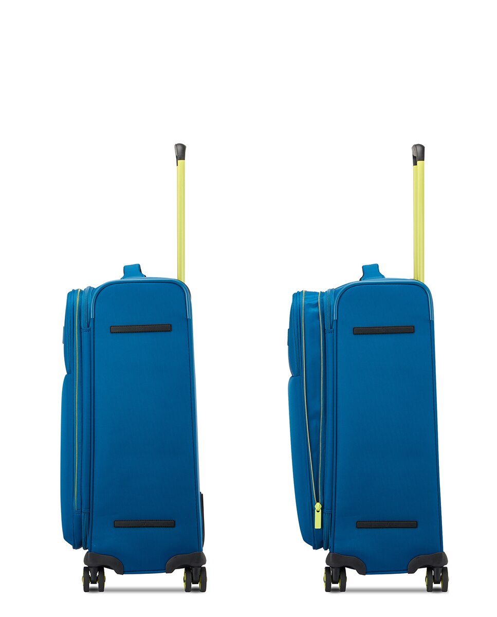 Trolley Médio em Nylon e Poliéster Azul-5
