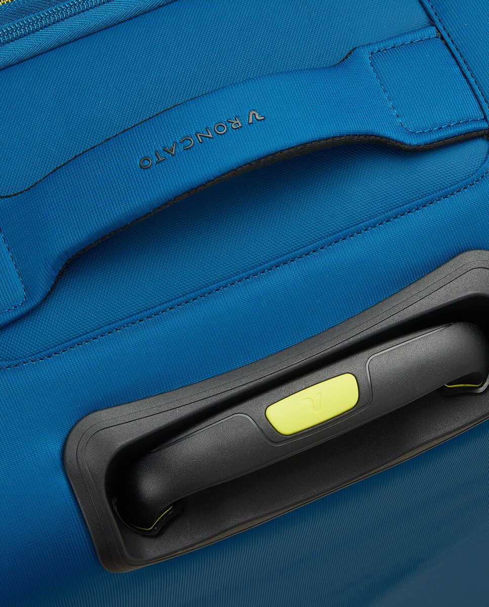 Trolley Médio em Nylon e Poliéster Azul-8