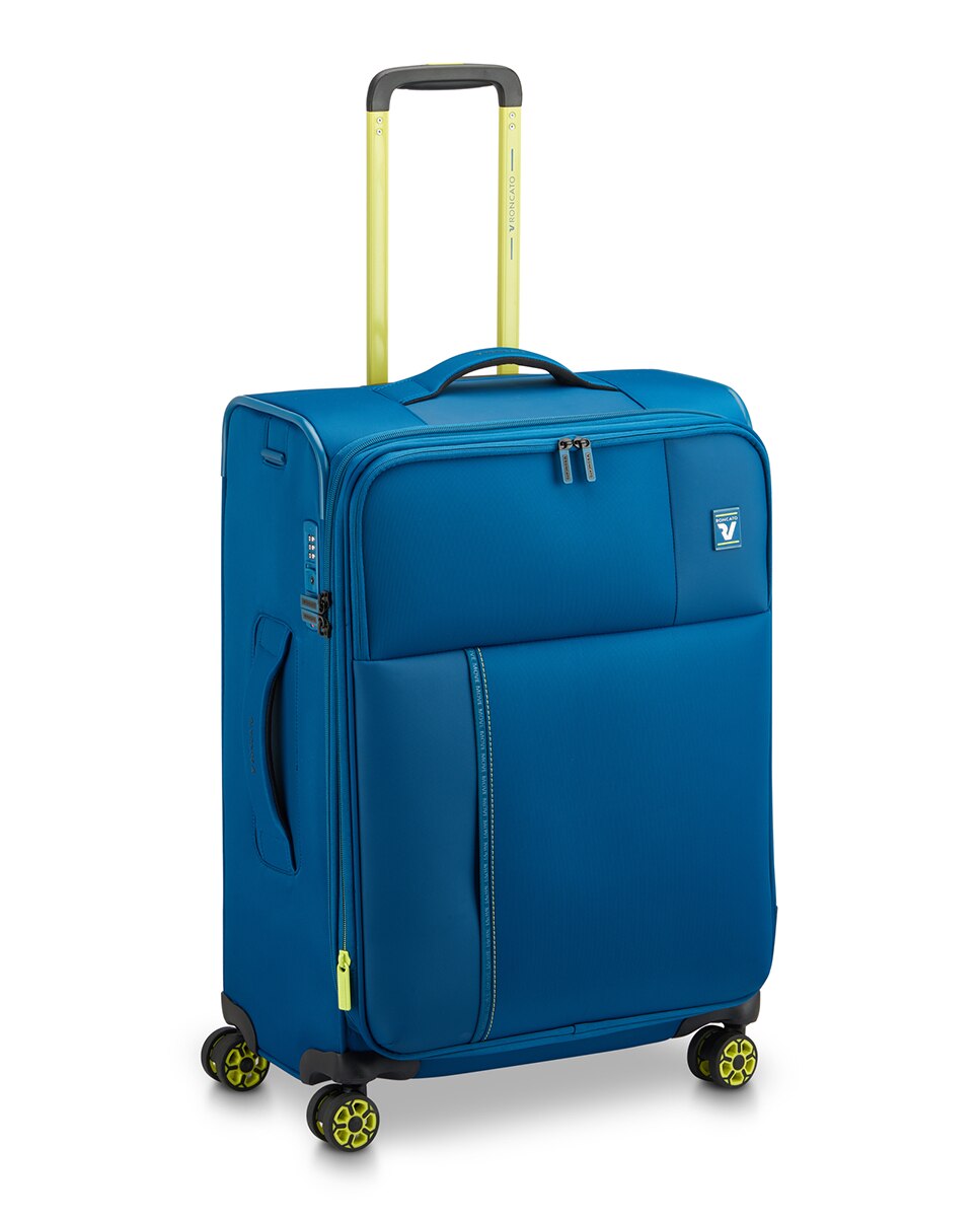 Trolley Médio em Nylon e Poliéster Azul-9
