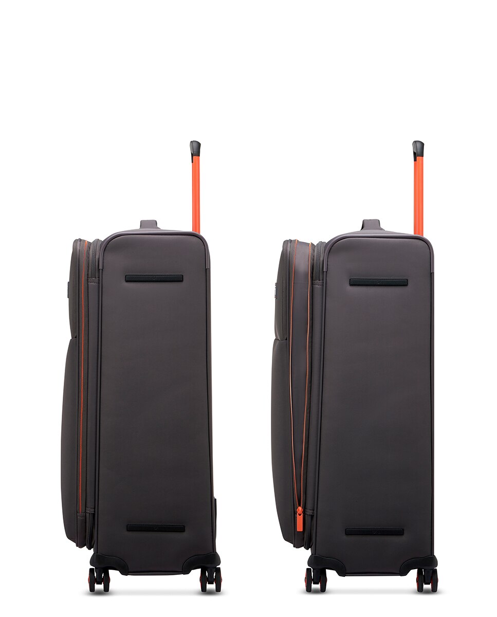 Trolley Grande em Nylon/Poliéster Grafite-5