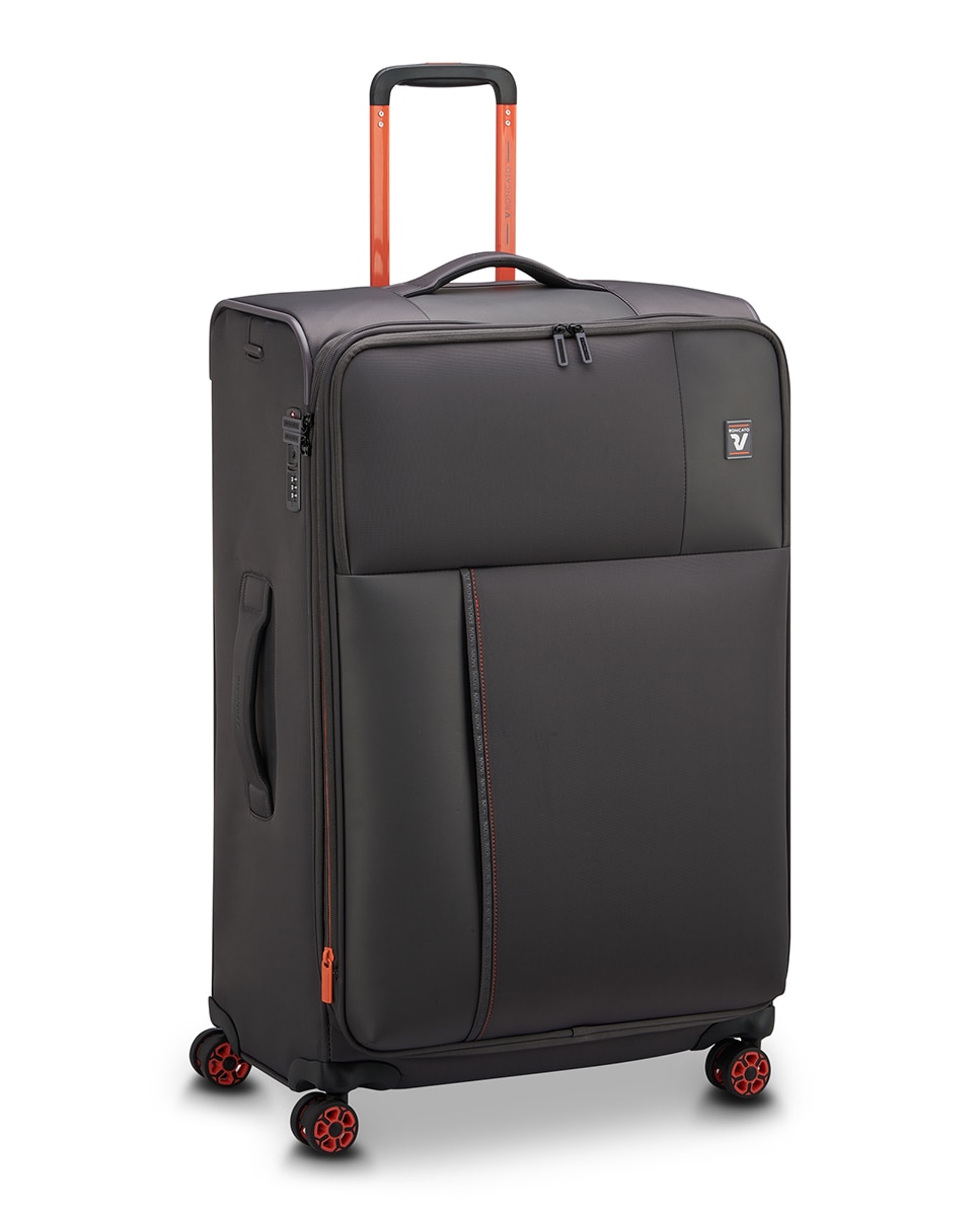 Trolley Grande em Nylon/Poliéster Grafite-9