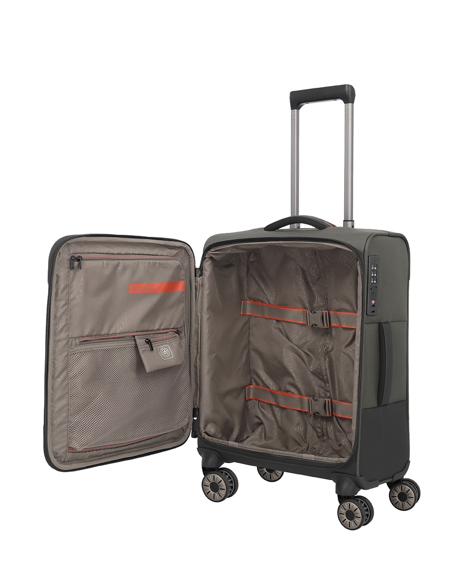 Trolley de Cabine Flexível 55 cm 37 L Verde-4