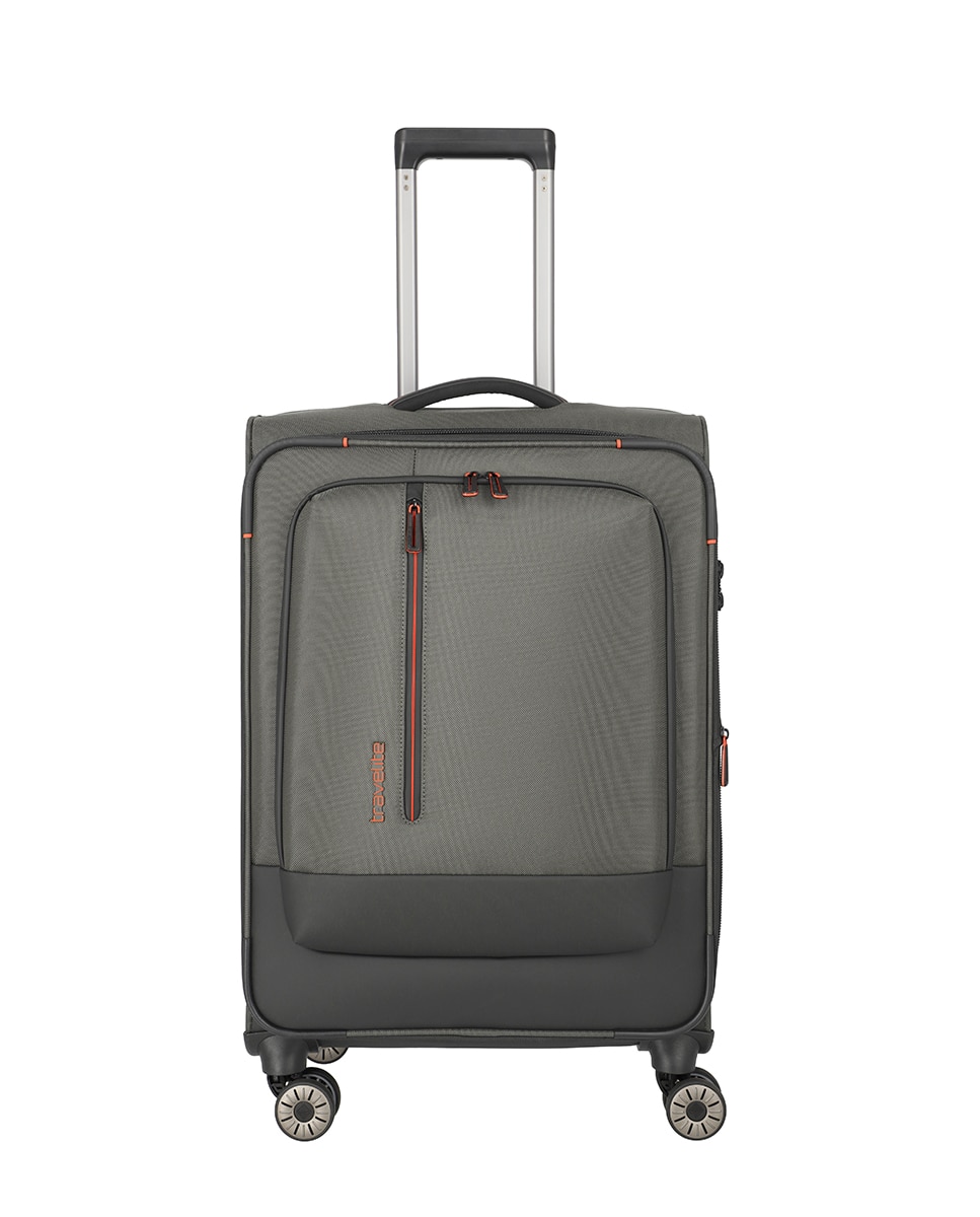 Trolley Médio Flexível 66 cm Expansível até 66 L Verde-1