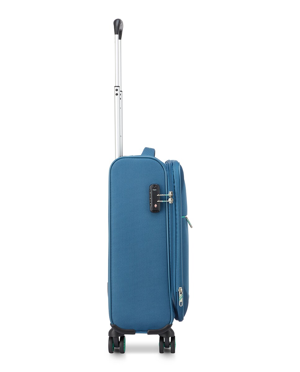 Trolley de Cabine Smile 2.0 DLX Flexível Expansível com Capacidade até 42 L Azul-índigo-4