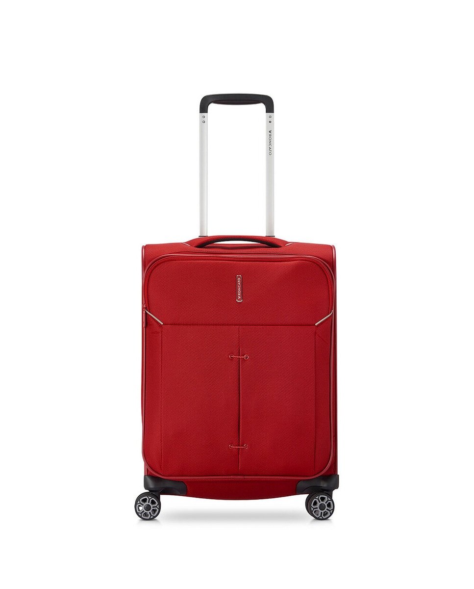 Conjunto de Trolleys (Grande, Médio e Cabine) Ironik 2.0 Flexíveis Expansíveis até 119 L Vermelho-2