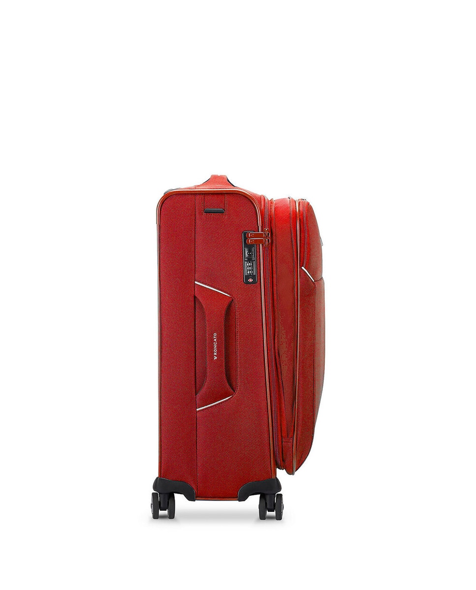 Conjunto de Trolleys (Grande, Médio e Cabine) Ironik 2.0 Flexíveis Expansíveis até 119 L Vermelho-5