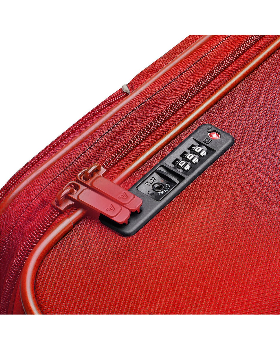 Conjunto de Trolleys (Grande, Médio e Cabine) Ironik 2.0 Flexíveis Expansíveis até 119 L Vermelho-8