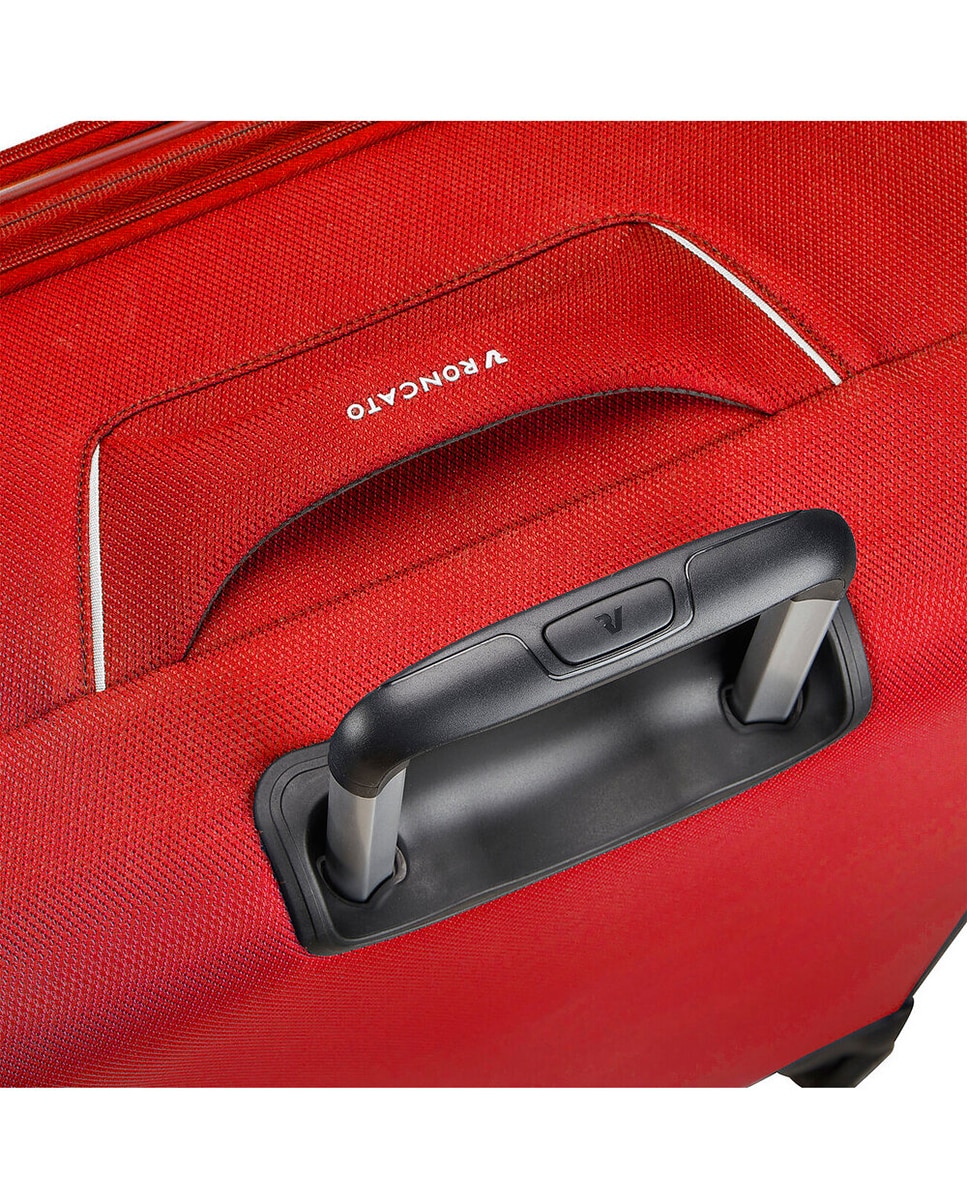 Conjunto de Trolleys (Grande, Médio e Cabine) Ironik 2.0 Flexíveis Expansíveis até 119 L Vermelho-10