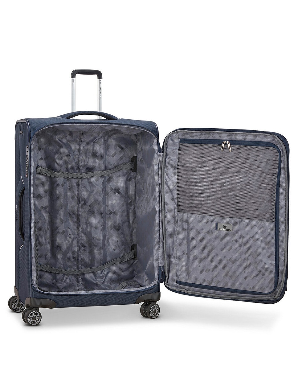 Conjunto de Trolleys (Grande, Médio e Cabine) Ironik 2.0 Flexíveis Expansíveis até 119 L Azul-5