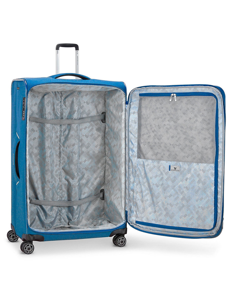 Conjunto de Trolleys (Grande, Médio e Cabine) Ironik 2.0 Flexíveis Expansíveis até 119 L Azul-índigo-6