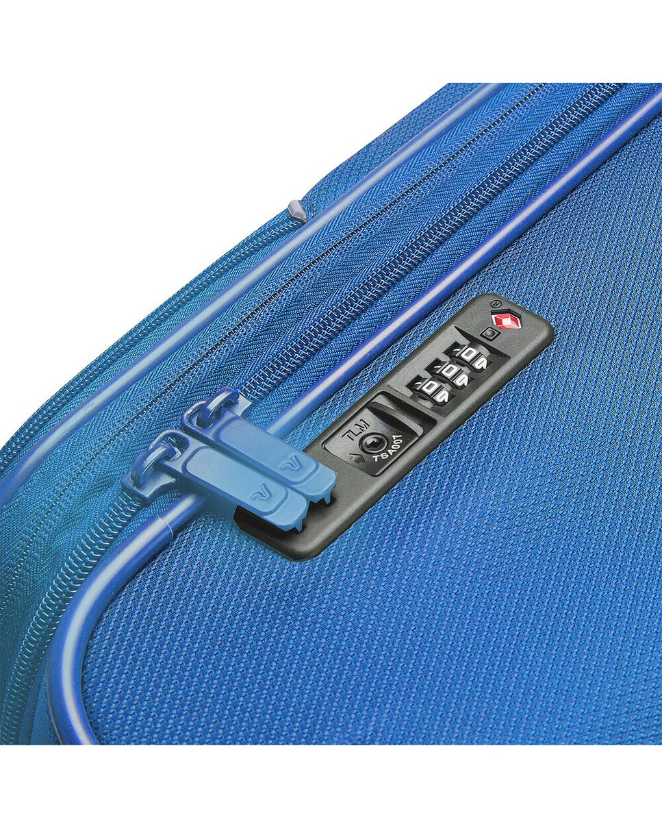 Conjunto de Trolleys (Médio e Cabine) Ironik 2.0 Flexíveis Expansíveis até 71 L Azul-índigo-3