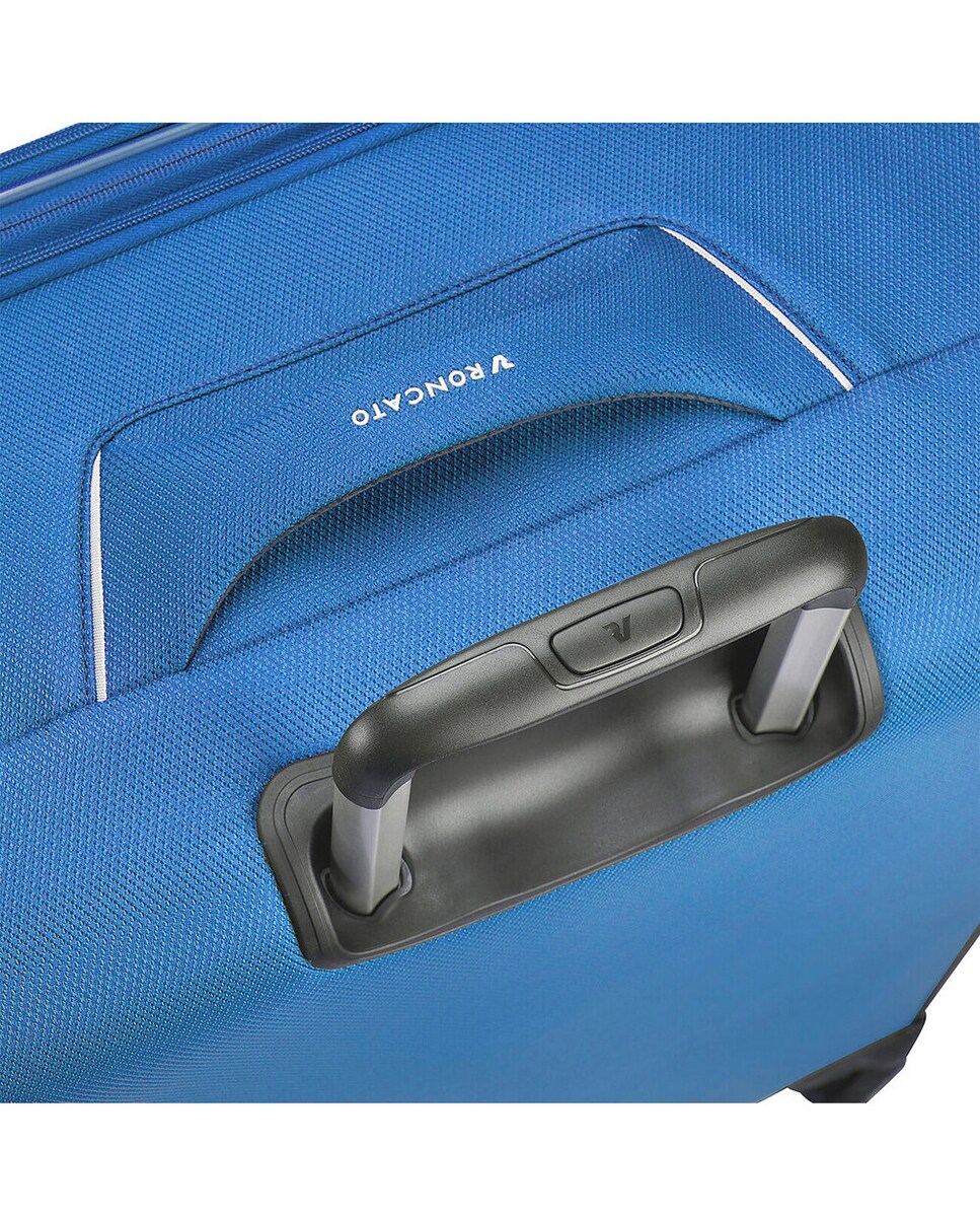 Conjunto de Trolleys (Médio e Cabine) Ironik 2.0 Flexíveis Expansíveis até 71 L Azul-índigo-5