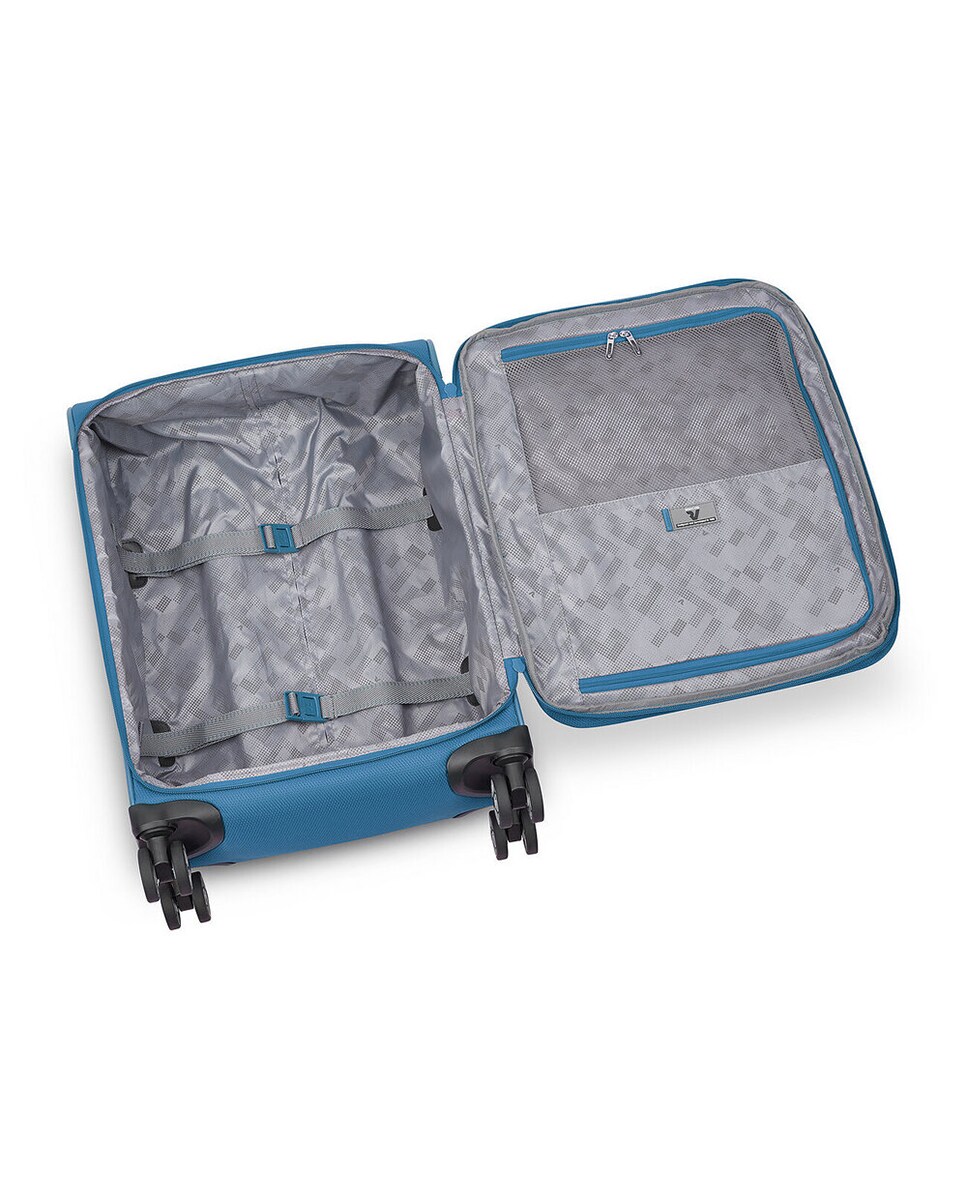 Conjunto de Trolleys (Médio e Cabine) Ironik 2.0 Flexíveis Expansíveis até 71 L Azul-índigo-6