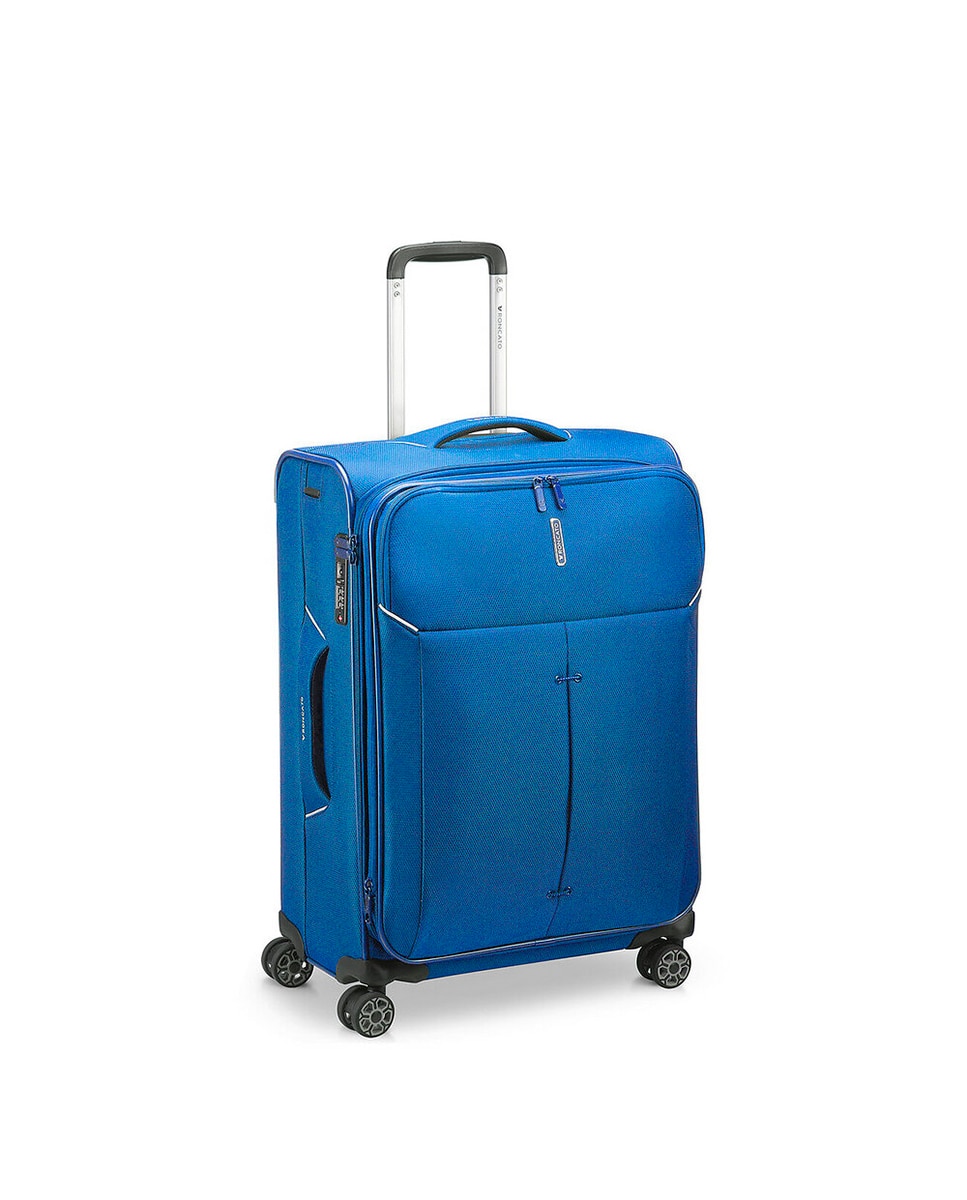 Trolley Médio Ironik 2.0 Flexível Expansível com Capacidade até 71 L Azul-índigo-3