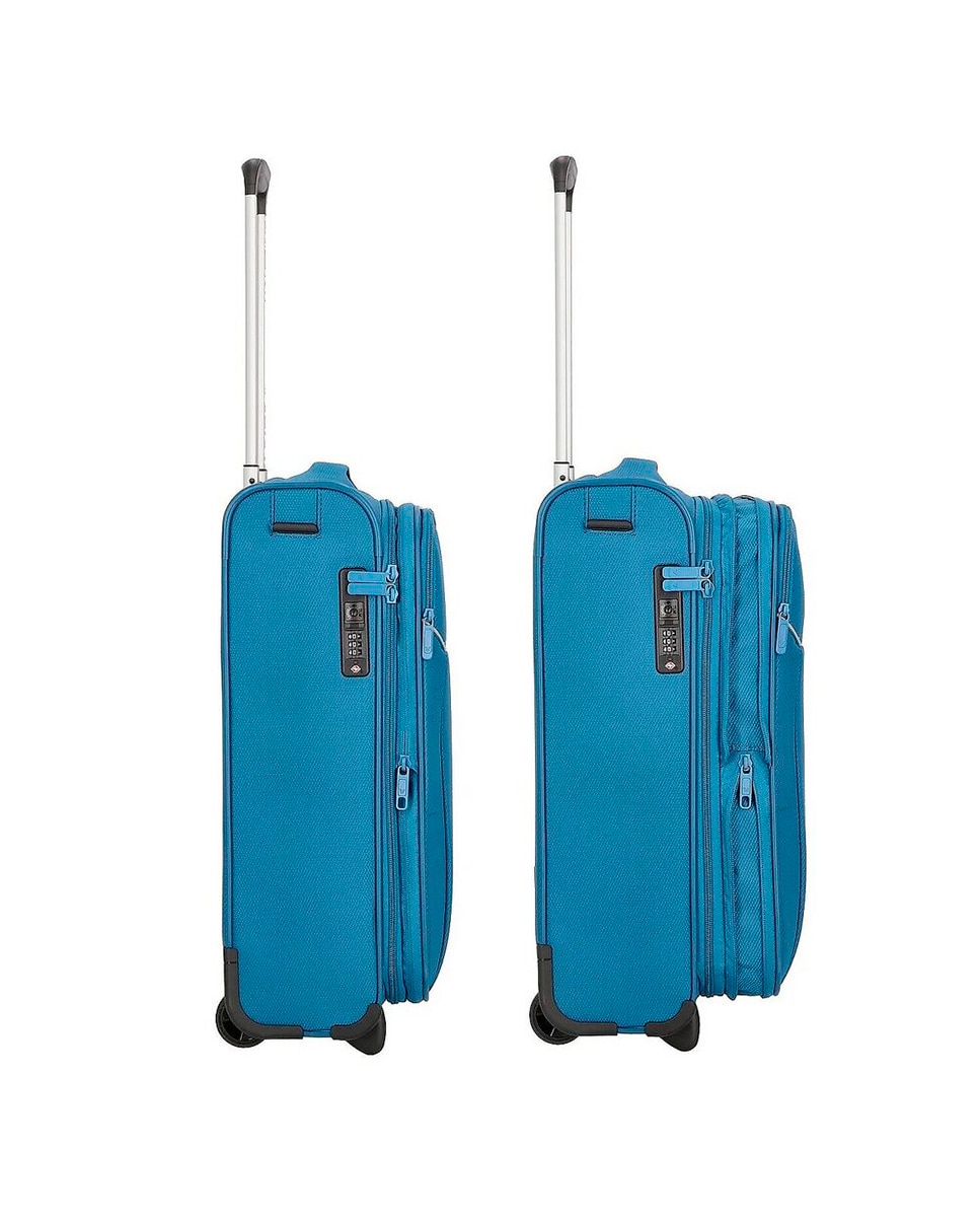Trolley de Cabine Ironik 2.0 Flexível de 2 Rodas com Capacidade de 42 L - 55x40x20/23 cm Azul-índigo-3