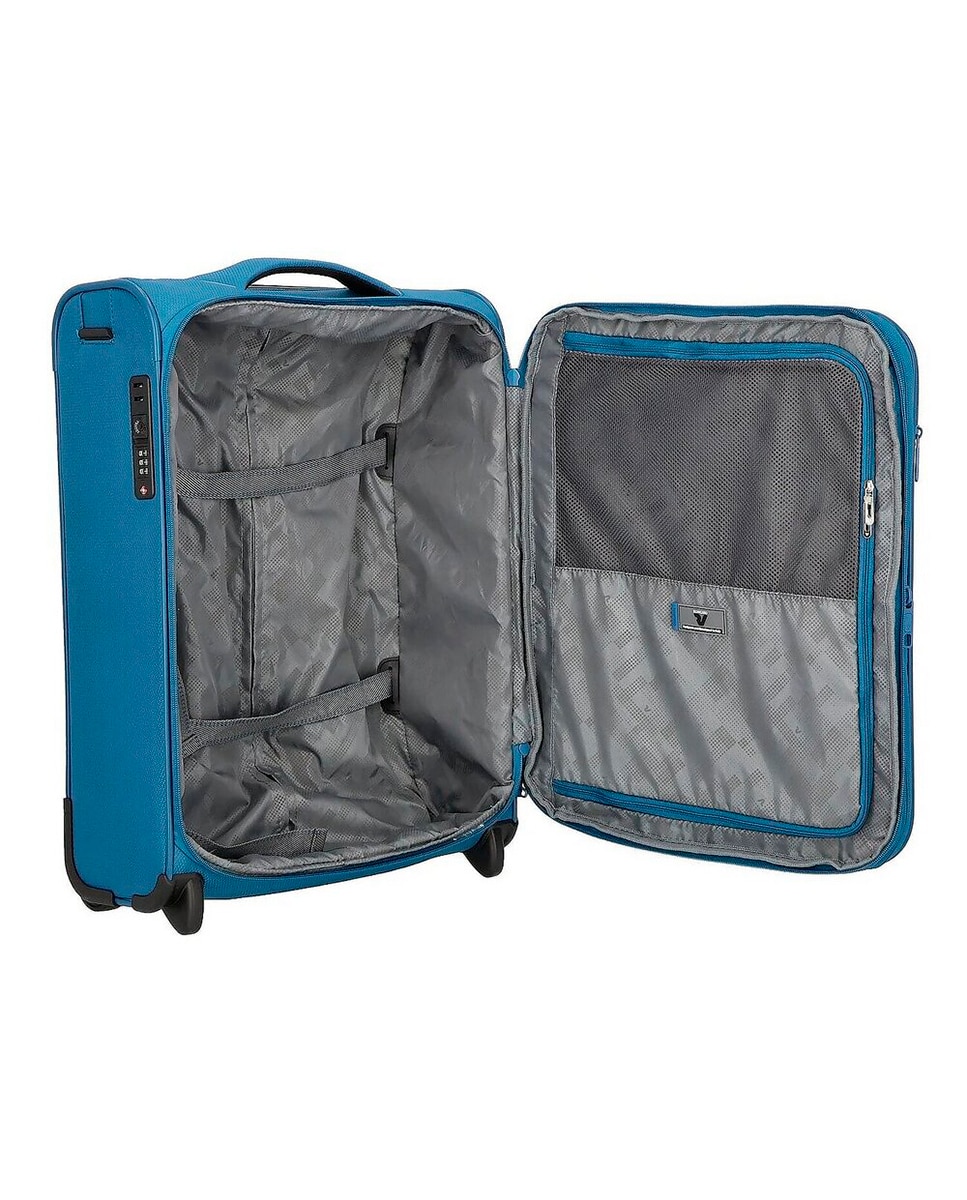 Trolley de Cabine Ironik 2.0 Flexível de 2 Rodas com Capacidade de 42 L - 55x40x20/23 cm Azul-índigo-4