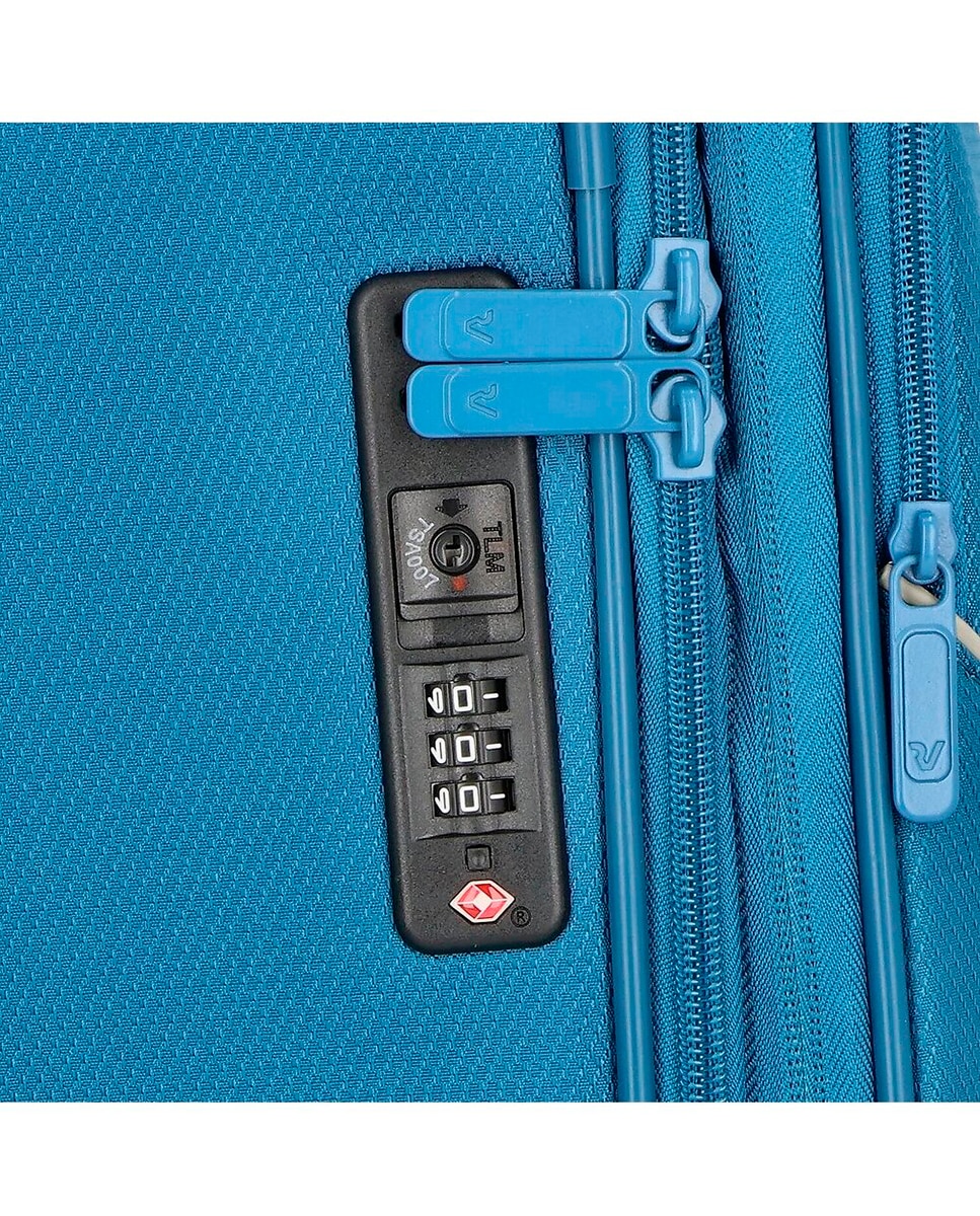 Trolley de Cabine Ironik 2.0 Flexível de 2 Rodas com Capacidade de 42 L - 55x40x20/23 cm Azul-índigo-5