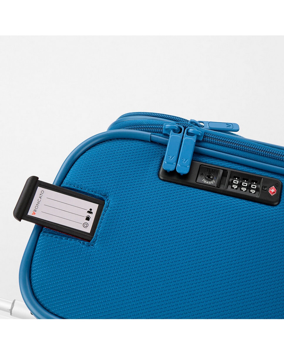 Trolley de Cabine Ironik 2.0 Easyjet Flexível com Capacidade de 28 L - 45x36x20 cm Azul-índigo-8
