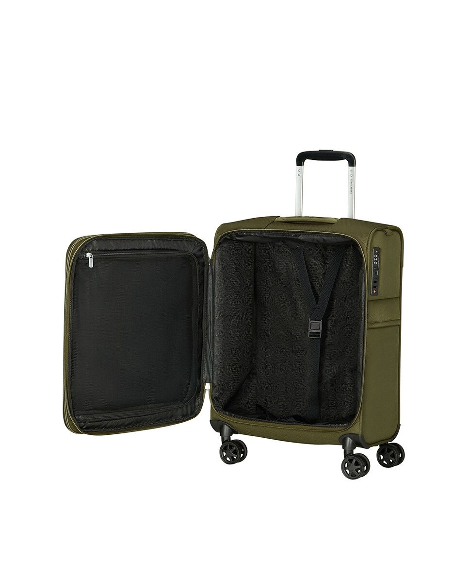 Trolley de Cabine Flexível com Capacidade até 46 L Verde-2