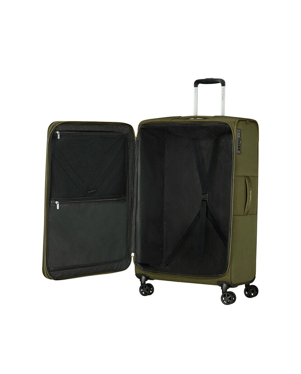 Trolley Grande Flexível com Capacidade até 115 L Verde-3