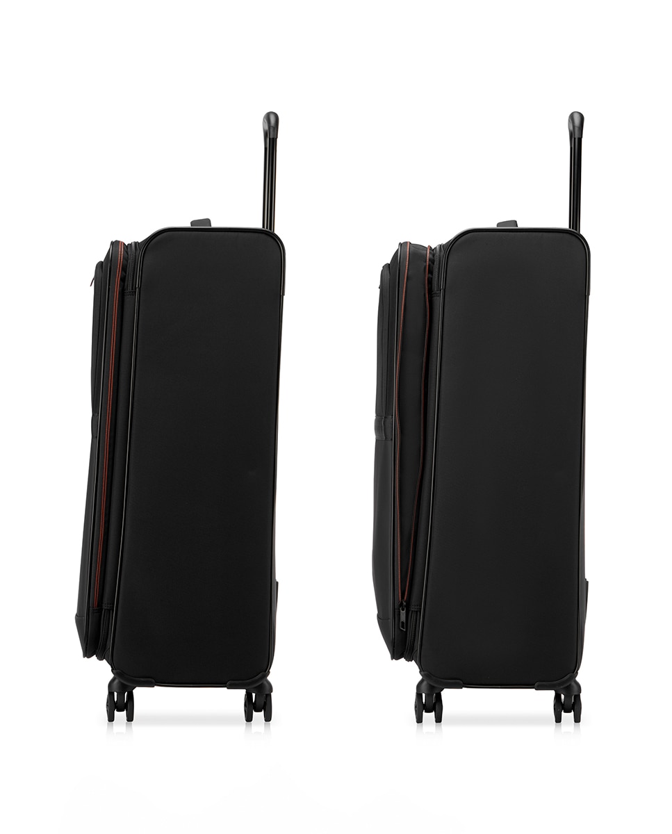 Trolley Grande Metropolitan Travel Flexível e Expansível com Capacidade até 119 L Preto-5