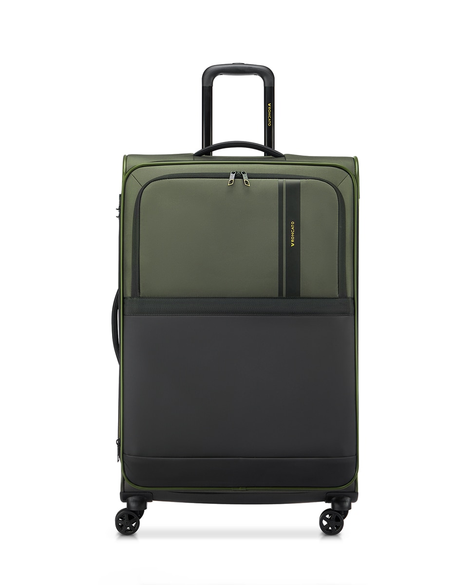 Trolley Grande Metropolitan Travel Flexível e Expansível com Capacidade até 119 L Verde-militar-1