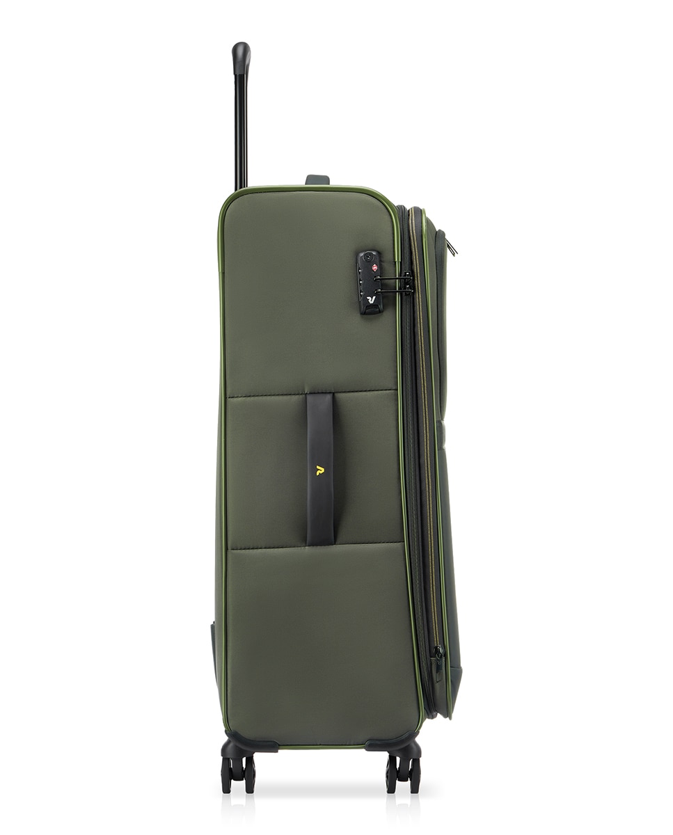 Trolley Grande Metropolitan Travel Flexível e Expansível com Capacidade até 119 L Verde-militar-4