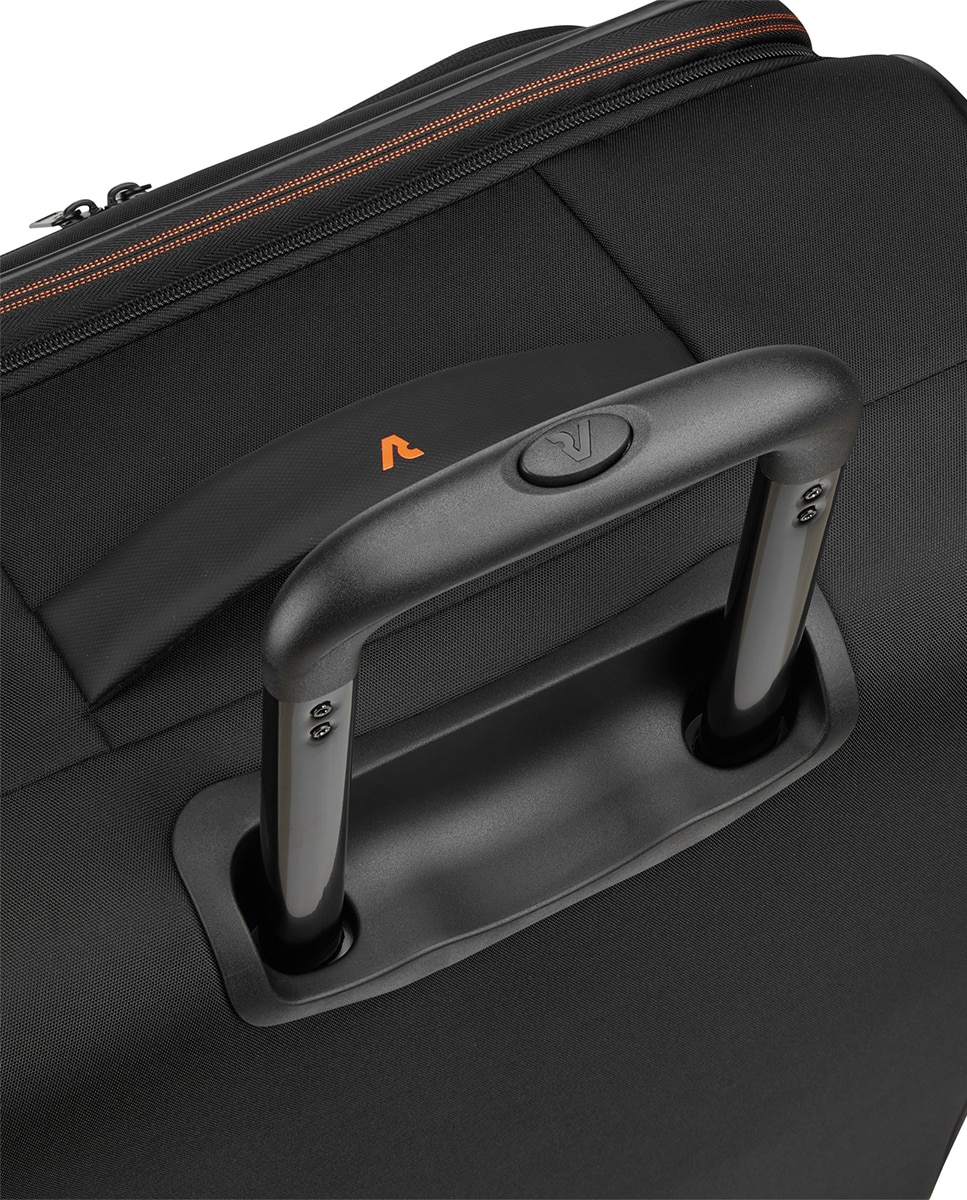 Maleta de cabina Metropolitan Travel blanda expandible con capacidad hasta 46 L - Roncato - 55x40x20/23 cm - Negro Negro-7