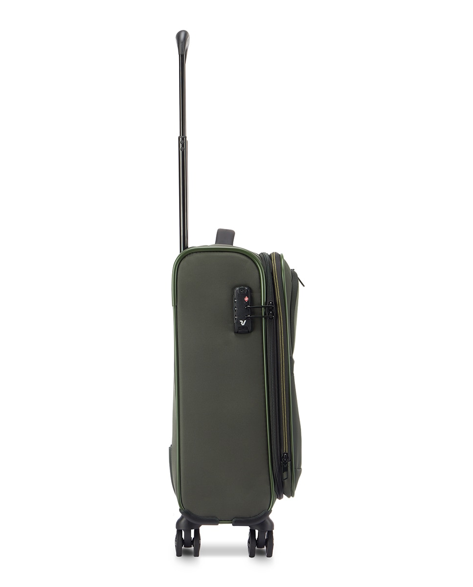 Trolley de Cabine Metropolitan Travel Flexível e Expansível com Capacidade até 46 L - 55x40x20/23 cm Verde-militar-4