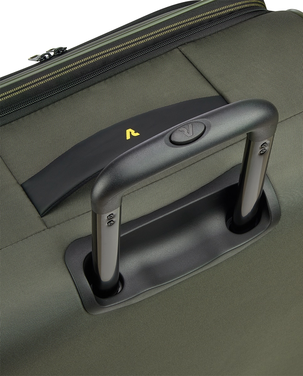 Trolley de Cabine Metropolitan Travel Flexível e Expansível com Capacidade até 46 L - 55x40x20/23 cm Verde-militar-7