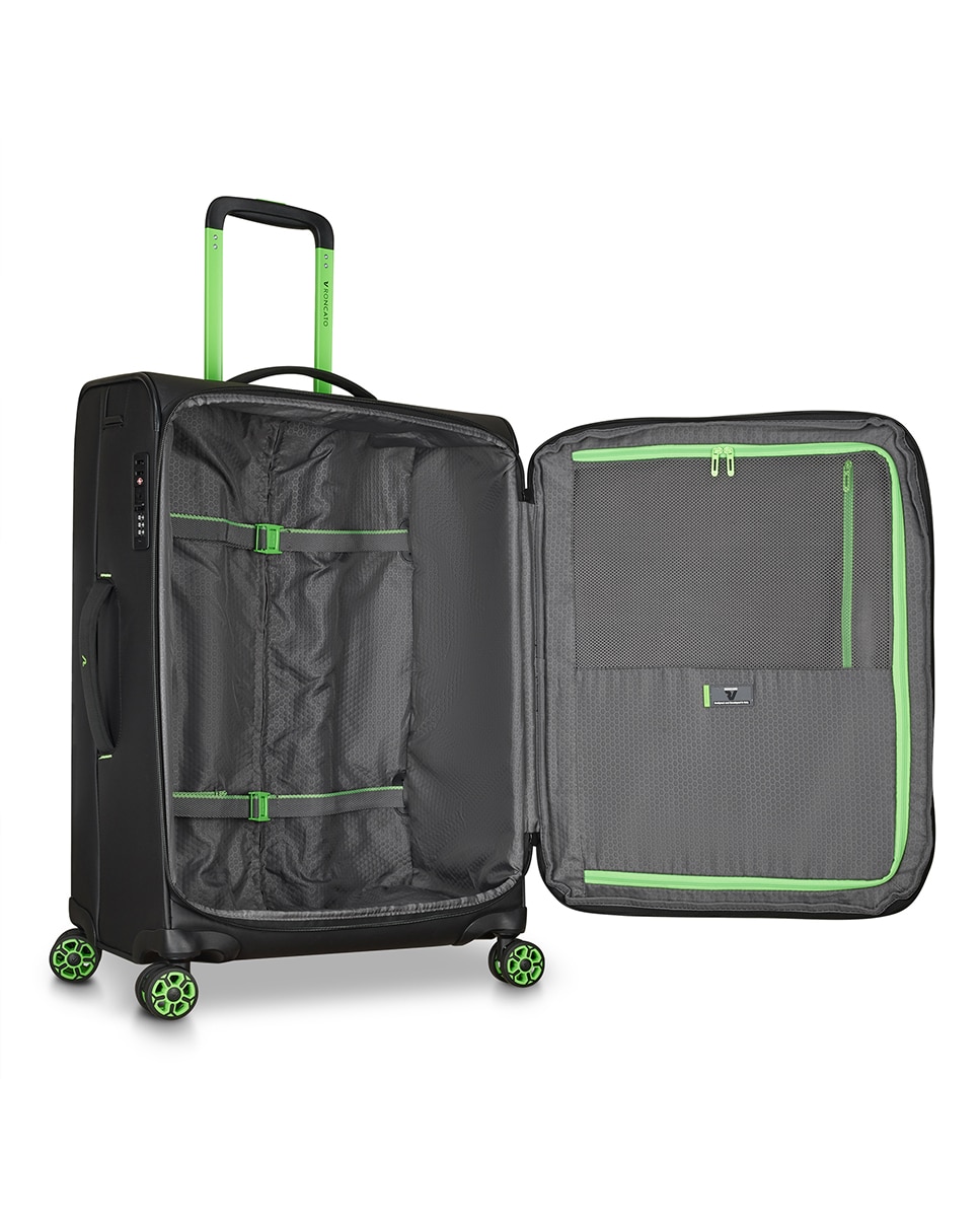 Trolley de Poliéster Médio - 82 L Preto-3