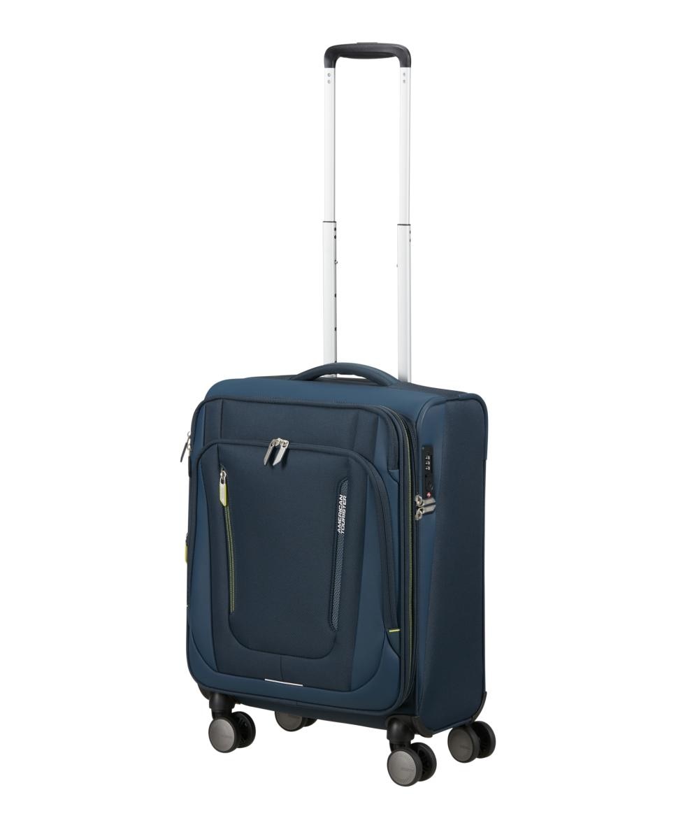 Maleta de cabina expandible Wanderlite blanda con capacidad hasta 49,5 L - American Tourister - Azul Azul-6